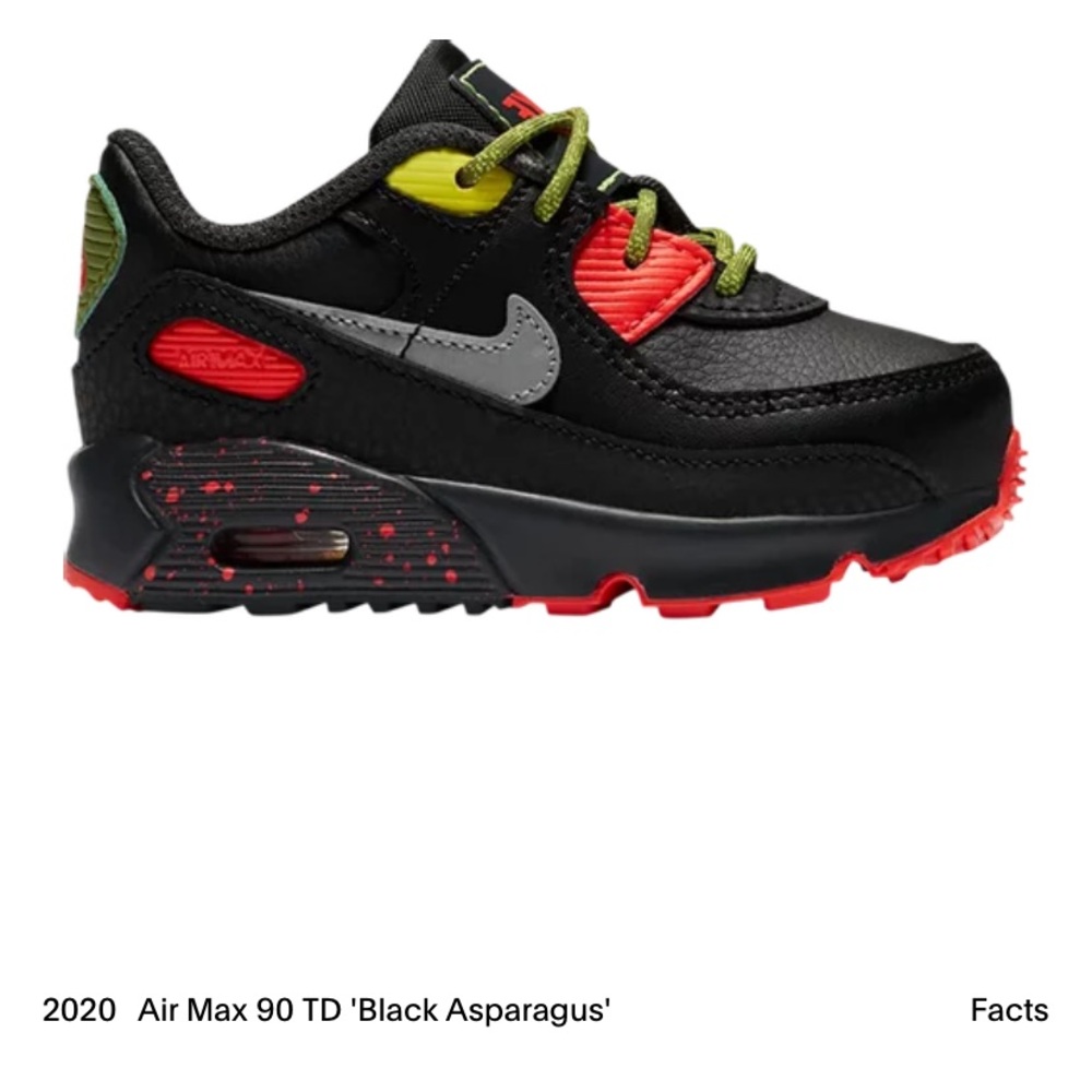 Nike Air Max 90 TD 'Black Asparagus' Black